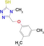 5-[(3,5-dimethylphenoxy)methyl]-4-methyl-4H-1,2,4-triazole-3-thiol