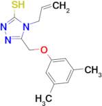 4-allyl-5-[(3,5-dimethylphenoxy)methyl]-4H-1,2,4-triazole-3-thiol