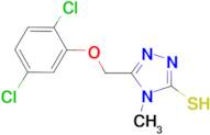 5-[(2,5-dichlorophenoxy)methyl]-4-methyl-4H-1,2,4-triazole-3-thiol