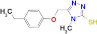 5-[(4-ethylphenoxy)methyl]-4-methyl-4H-1,2,4-triazole-3-thiol