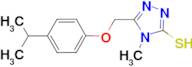 5-[(4-isopropylphenoxy)methyl]-4-methyl-4H-1,2,4-triazole-3-thiol