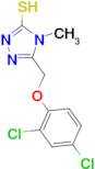 5-[(2,4-dichlorophenoxy)methyl]-4-methyl-4H-1,2,4-triazole-3-thiol