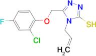 4-allyl-5-[(2-chloro-4-fluorophenoxy)methyl]-4H-1,2,4-triazole-3-thiol