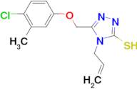 4-allyl-5-[(4-chloro-3-methylphenoxy)methyl]-4H-1,2,4-triazole-3-thiol