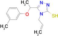 4-allyl-5-[1-(3-methylphenoxy)ethyl]-4H-1,2,4-triazole-3-thiol