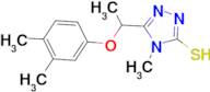 5-[1-(3,4-dimethylphenoxy)ethyl]-4-methyl-4H-1,2,4-triazole-3-thiol