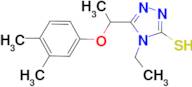 5-[1-(3,4-dimethylphenoxy)ethyl]-4-ethyl-4H-1,2,4-triazole-3-thiol