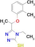 5-[1-(2,3-dimethylphenoxy)ethyl]-4-ethyl-4H-1,2,4-triazole-3-thiol