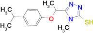 5-[1-(4-isopropylphenoxy)ethyl]-4-methyl-4H-1,2,4-triazole-3-thiol