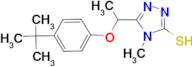 5-[1-(4-tert-butylphenoxy)ethyl]-4-methyl-4H-1,2,4-triazole-3-thiol