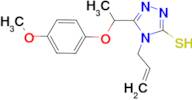 4-allyl-5-[1-(4-methoxyphenoxy)ethyl]-4H-1,2,4-triazole-3-thiol