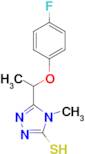 5-[1-(4-fluorophenoxy)ethyl]-4-methyl-4H-1,2,4-triazole-3-thiol