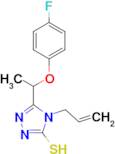 4-allyl-5-[1-(4-fluorophenoxy)ethyl]-4H-1,2,4-triazole-3-thiol