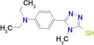 5-[4-(diethylamino)phenyl]-4-methyl-4H-1,2,4-triazole-3-thiol