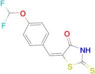 (5E)-5-[4-(difluoromethoxy)benzylidene]-2-mercapto-1,3-thiazol-4(5H)-one