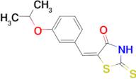 (5E)-5-(3-isopropoxybenzylidene)-2-mercapto-1,3-thiazol-4(5H)-one