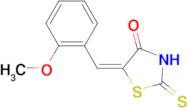 (5E)-2-mercapto-5-(2-methoxybenzylidene)-1,3-thiazol-4(5H)-one