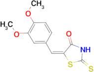 (5E)-5-(3,4-dimethoxybenzylidene)-2-mercapto-1,3-thiazol-4(5H)-one