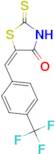 (5E)-2-mercapto-5-[4-(trifluoromethyl)benzylidene]-1,3-thiazol-4(5H)-one