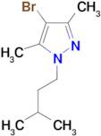 4-bromo-3,5-dimethyl-1-(3-methylbutyl)-1H-pyrazole