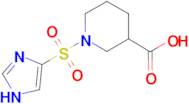 1-(1H-imidazol-4-ylsulfonyl)piperidine-3-carboxylic acid