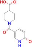 1-[(6-oxo-1,6-dihydropyridin-3-yl)carbonyl]piperidine-4-carboxylic acid