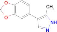 4-(1,3-benzodioxol-5-yl)-3-methyl-1H-pyrazole