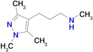 N-methyl-3-(1,3,5-trimethyl-1H-pyrazol-4-yl)propan-1-amine