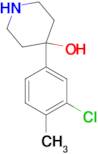 4-(3-chloro-4-methylphenyl)piperidin-4-ol