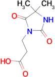 3-(4,4-dimethyl-2,5-dioxoimidazolidin-1-yl)propanoic acid