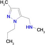 N-methyl-1-(3-methyl-1-propyl-1H-pyrazol-5-yl)methanamine