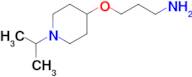 3-[(1-isopropylpiperidin-4-yl)oxy]propan-1-amine