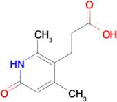 3-(2,4-dimethyl-6-oxo-1,6-dihydropyridin-3-yl)propanoic acid