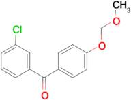 (3-chlorophenyl)[4-(methoxymethoxy)phenyl]methanone