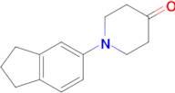 1-(2,3-dihydro-1H-inden-5-yl)piperidin-4-one