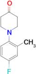 1-(4-fluoro-2-methylphenyl)piperidin-4-one