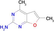 4,6-Dimethylfuro[2,3-d]pyrimidin-2-amine