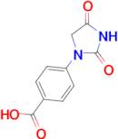 4-(2,4-dioxoimidazolidin-1-yl)benzoic acid