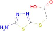 [(5-amino-1,3,4-thiadiazol-2-yl)thio]acetic acid