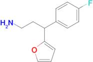 3-(4-fluorophenyl)-3-(2-furyl)propan-1-amine