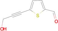 5-(3-hydroxyprop-1-yn-1-yl)thiophene-2-carbaldehyde