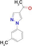 1-[1-(3-methylphenyl)-1H-pyrazol-4-yl]ethanone