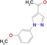 1-[1-(3-methoxyphenyl)-1H-pyrazol-4-yl]ethanone