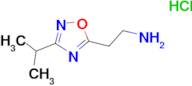 [2-(3-isopropyl-1,2,4-oxadiazol-5-yl)ethyl]amine hydrochloride