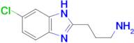 3-(5-chloro-1H-benzimidazol-2-yl)propan-1-amine