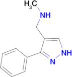 N-methyl-1-(5-phenyl-1H-pyrazol-4-yl)methanamine