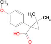 1-(4-methoxyphenyl)-2,2-dimethylcyclopropanecarboxylic acid