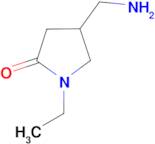 4-(aminomethyl)-1-ethylpyrrolidin-2-one