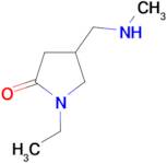 1-ethyl-4-[(methylamino)methyl]pyrrolidin-2-one