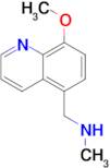 1-(8-methoxyquinolin-5-yl)-N-methylmethanamine